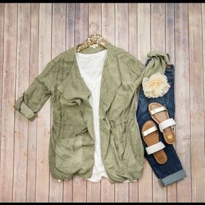 Mineral washed jacket